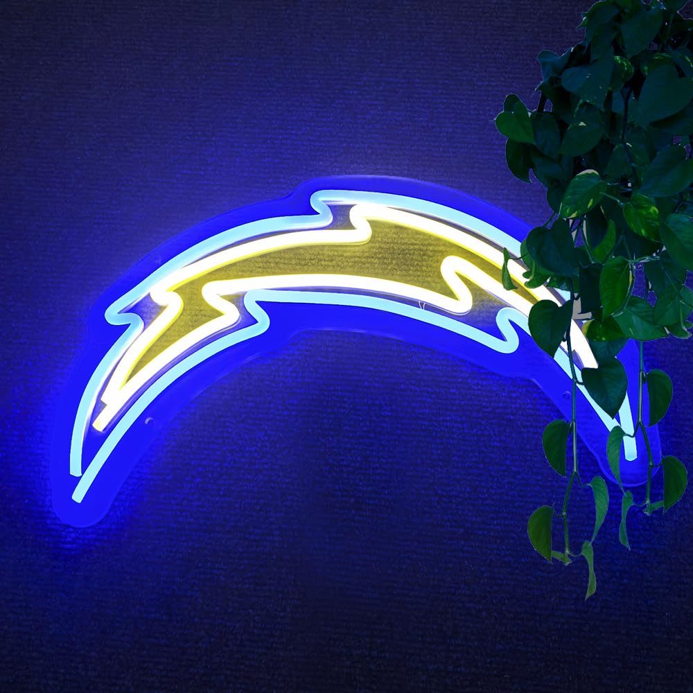 NFL Football LED Neon Sign For Bar, Garage, Mancave (15.6 x 9.4 inch)