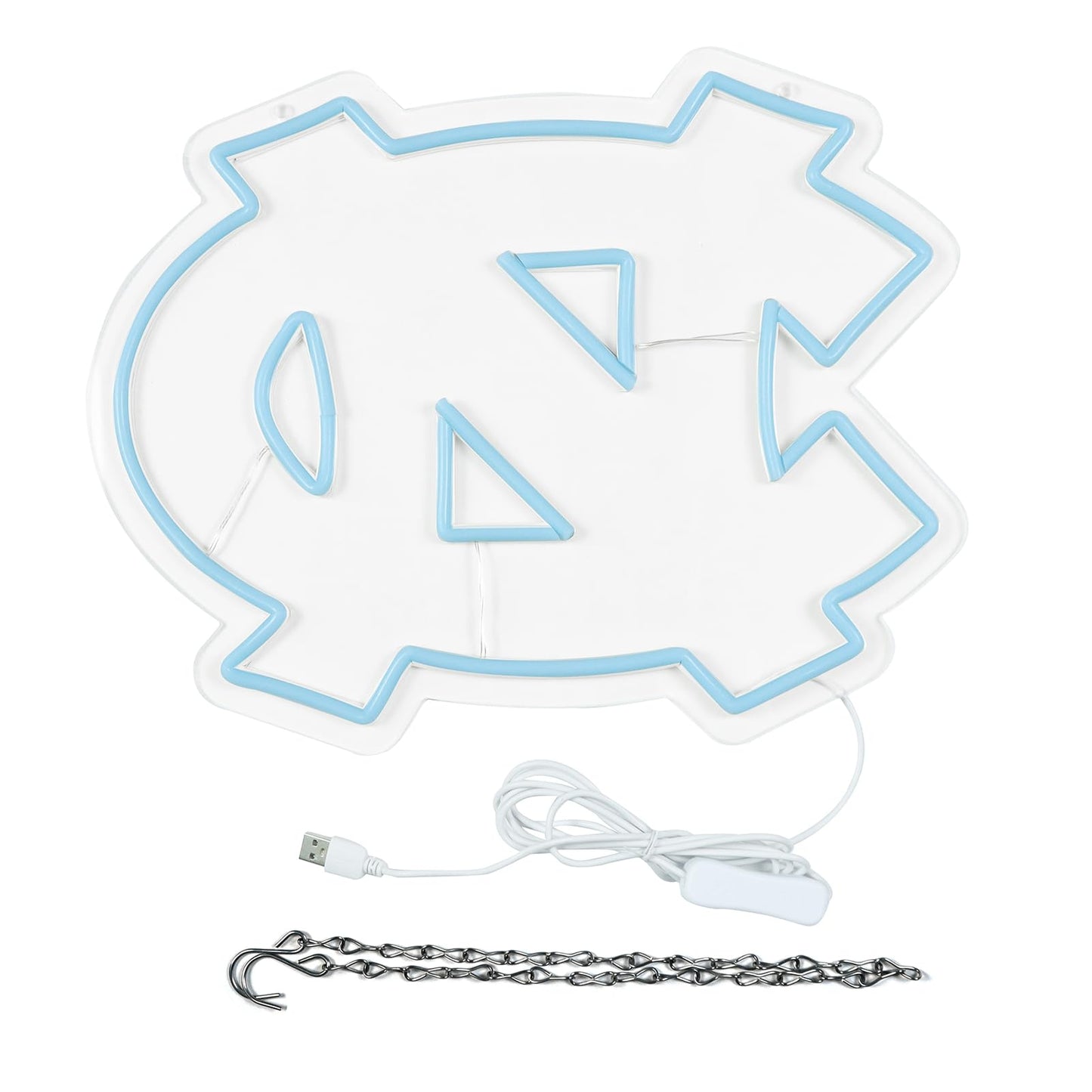 North Carolina College Football Neon Sign LED For Room, Garage, Man-cave, Bar, 15.2” x 11.8” inch