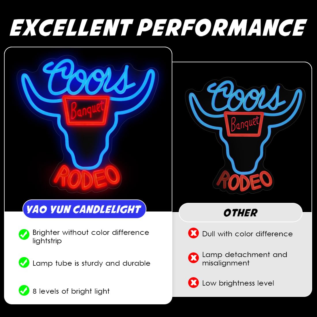 Beer Neon LED Sign, Dimmable, USB Powered, (12.6 x 12.2 inch)