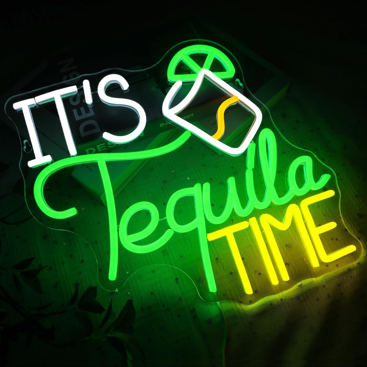 It's Tequila Time Neon Sign LED 12.8'' x 19.98'' inch