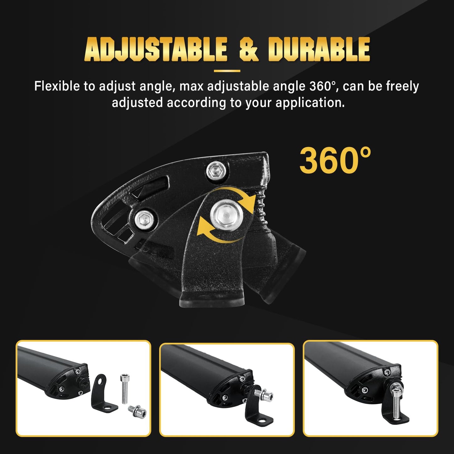 32inch Slim LED Light Bar Single Row Spot Flood Combo Work Truck SUV ATV 4WD