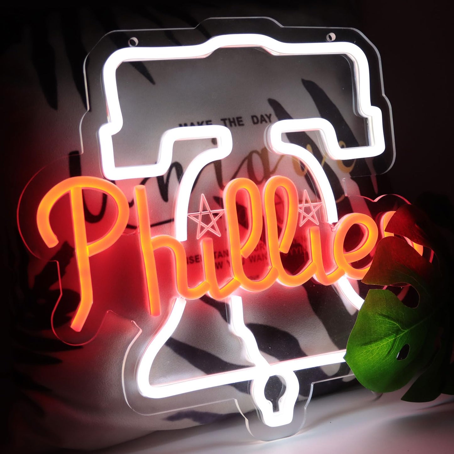 Phillies Baseball Neon Sign LED For Room, Bar , Garage , Man-cave 12.6” x 12.2” inch