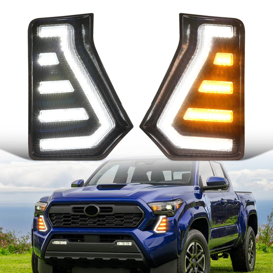 Toyota Tacoma 2024 2025 LED DRL Fog Light Sequential Turn Signal (set)