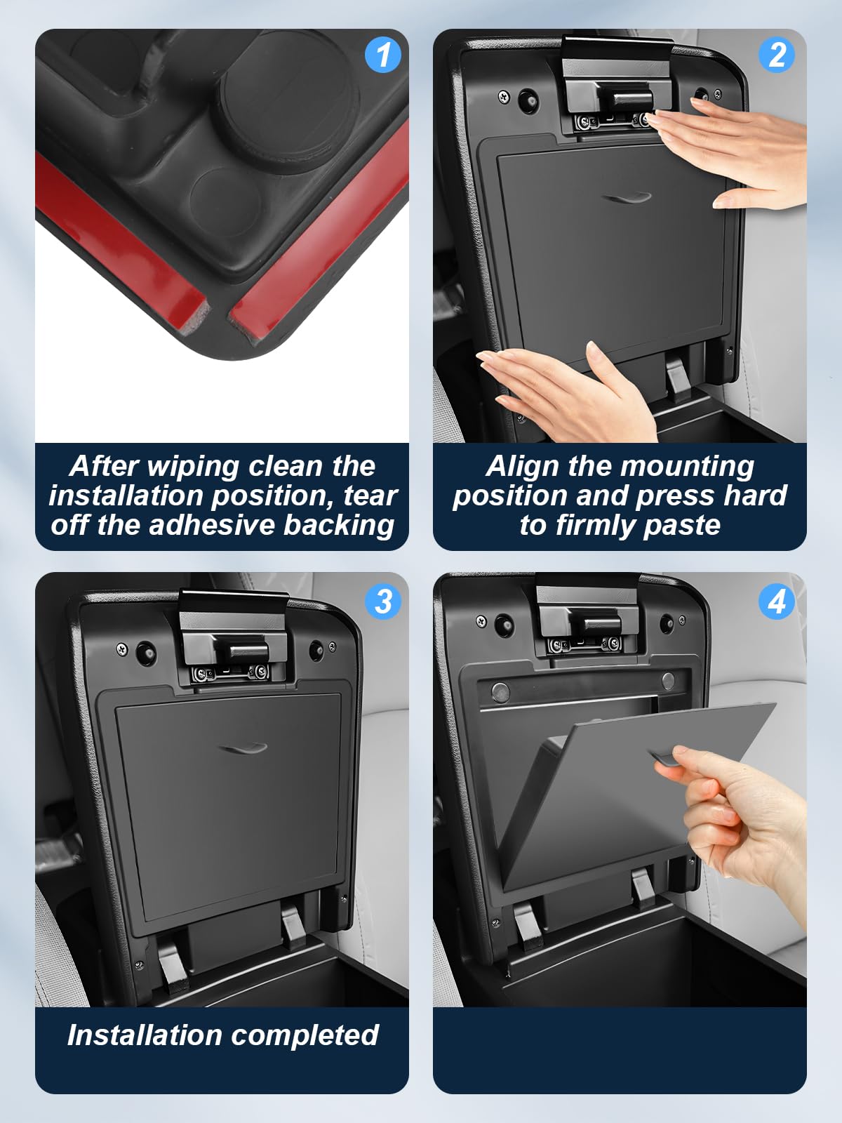 2024 Toyota Tacoma Hidden Console Secret Compartment Insert Tray