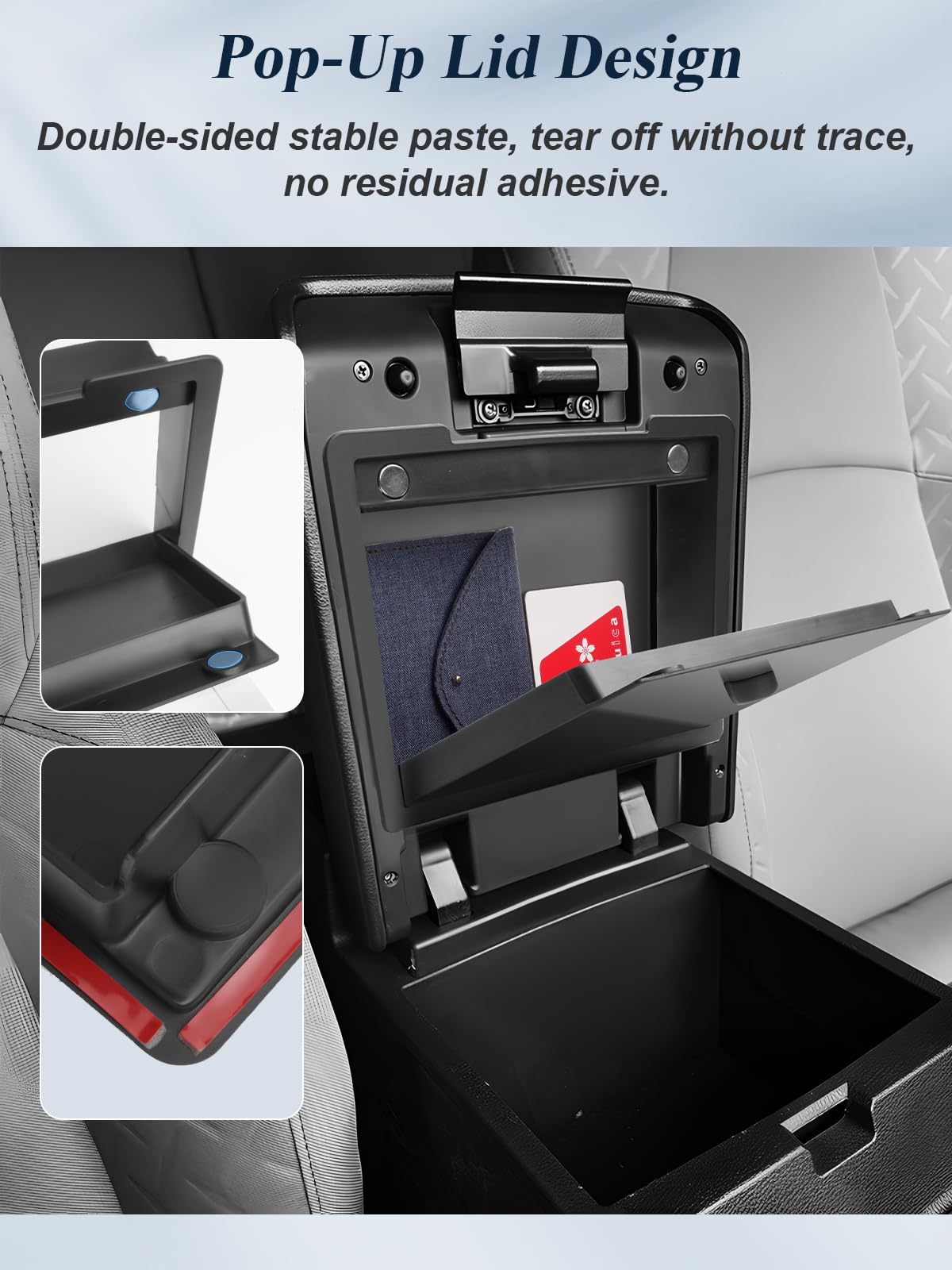 2024 Toyota Tacoma Hidden Console Secret Compartment Insert Tray