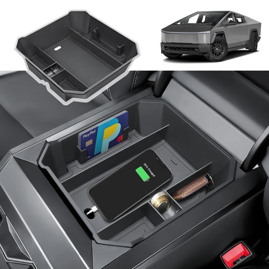 Tesla Cybertruck Center Console Organizer Tray 2024-2025