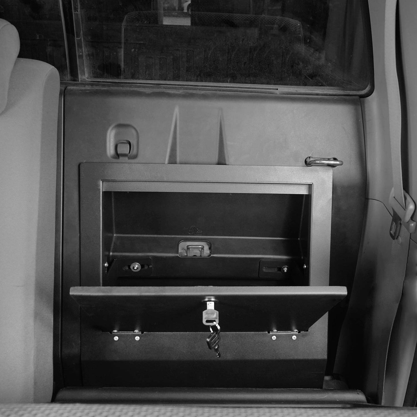 Rear Seat Cubby Cover Lock Lid for Toyota Tacoma 2005-2015