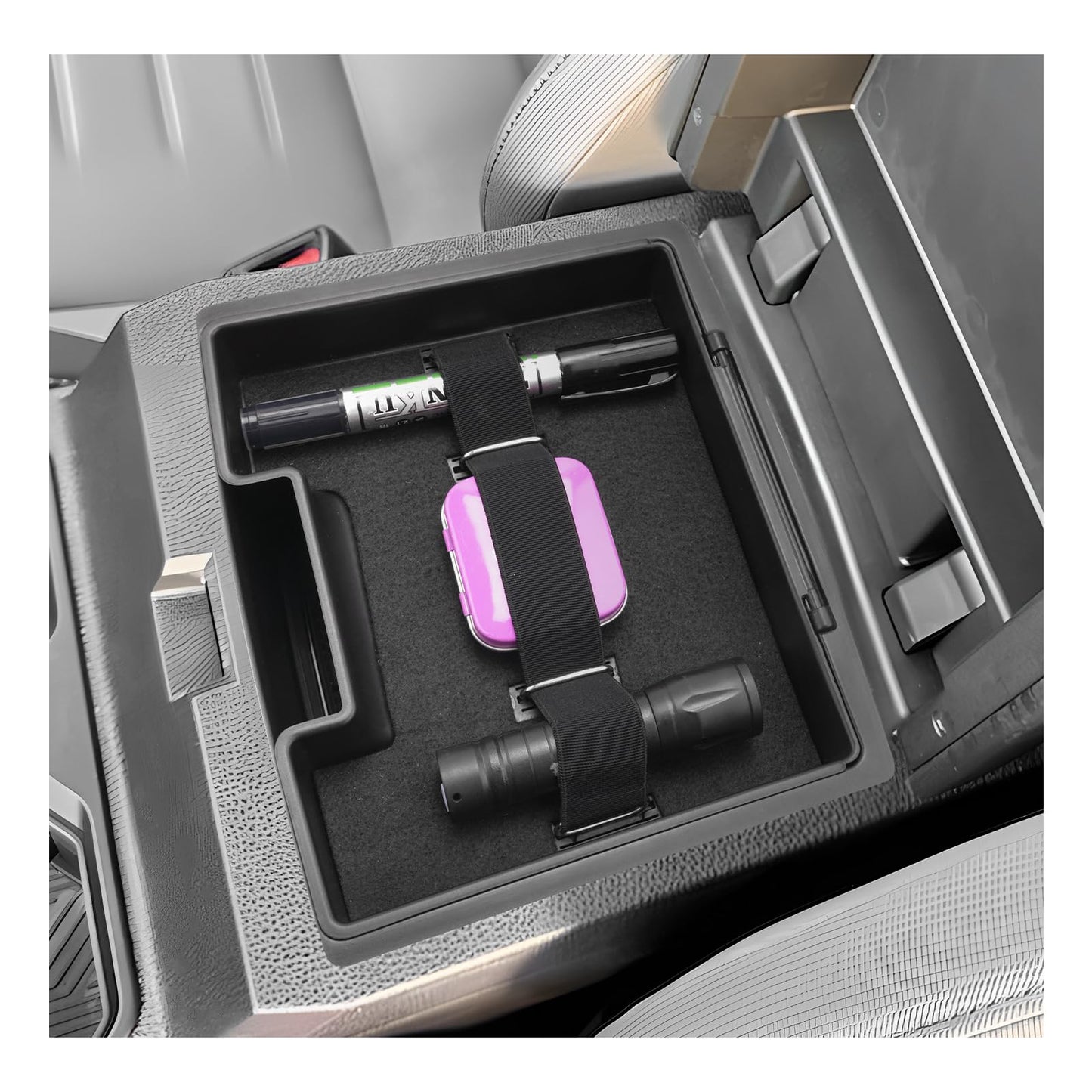 2024 Toyota Tacoma Dual-layer Center Console Organizer Box and Tray