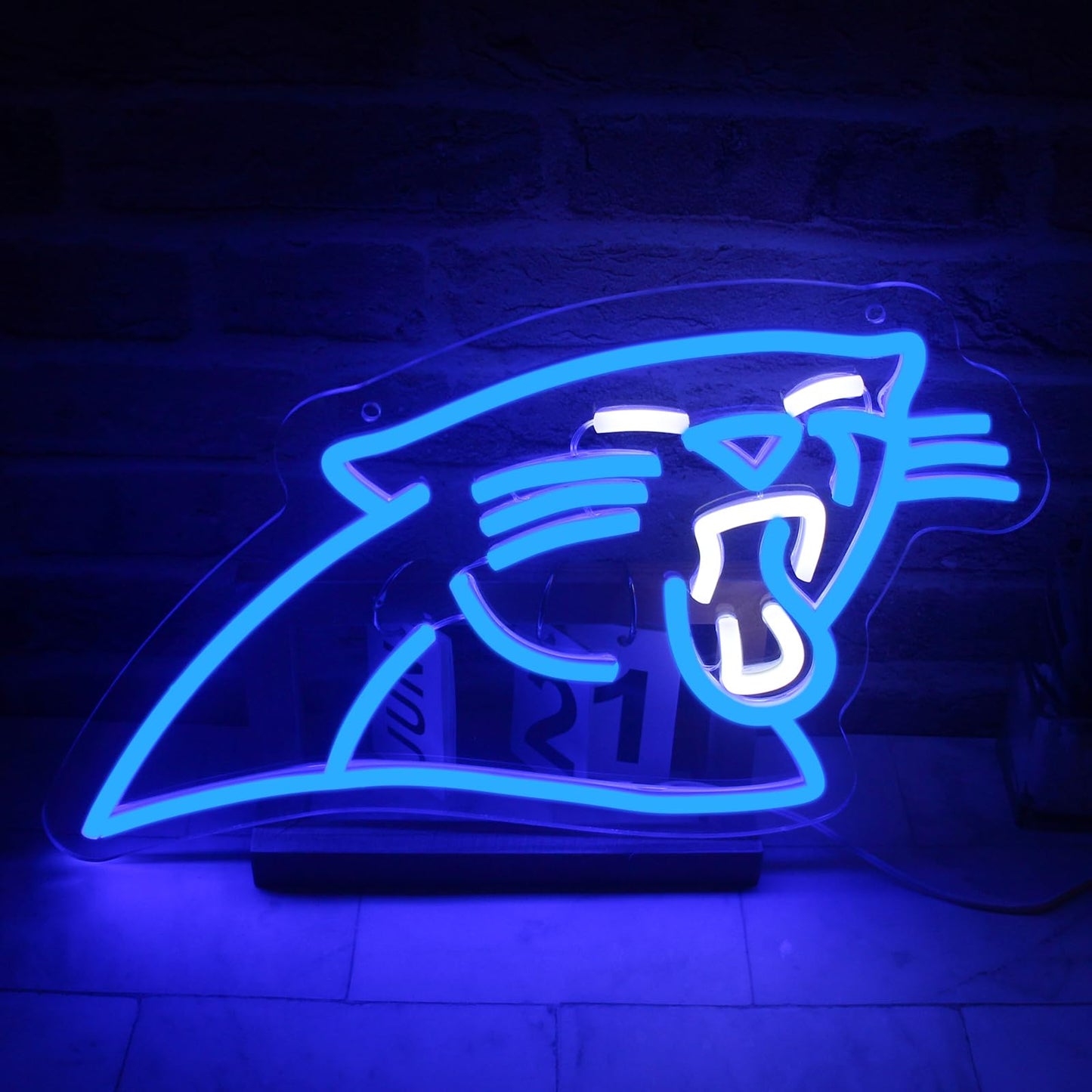 Panthers Football Neon LED Sign Dimmable For Room, Bar , Garage , Man-cave 15.7” x 8.6” inch