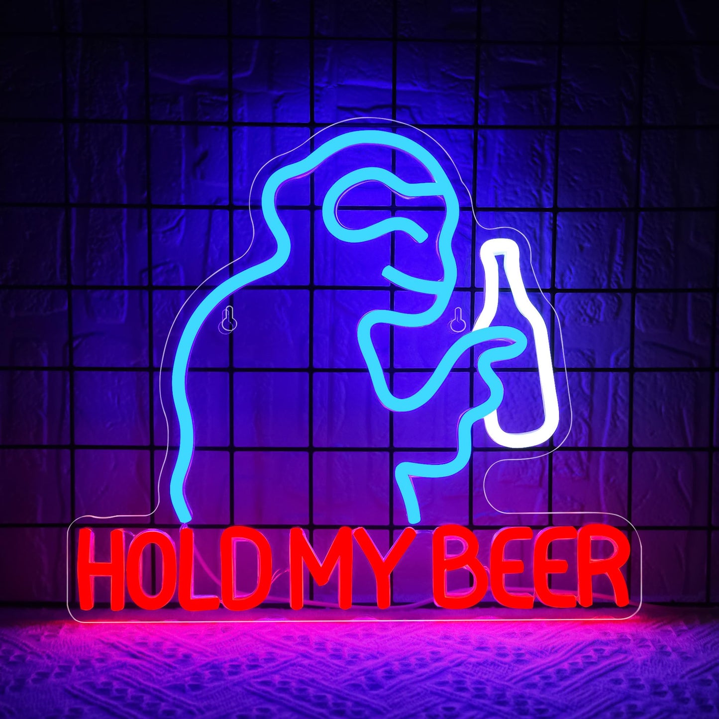 Neon Sign LED For Room, Bar , Garage , Man-cave 13.38” x 13.77” inch