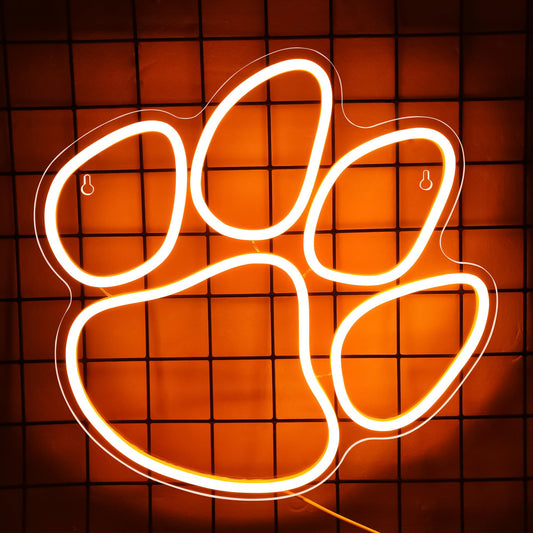 College Football Tigers Neon LED Sign 13.77'' x 12.2'' inches