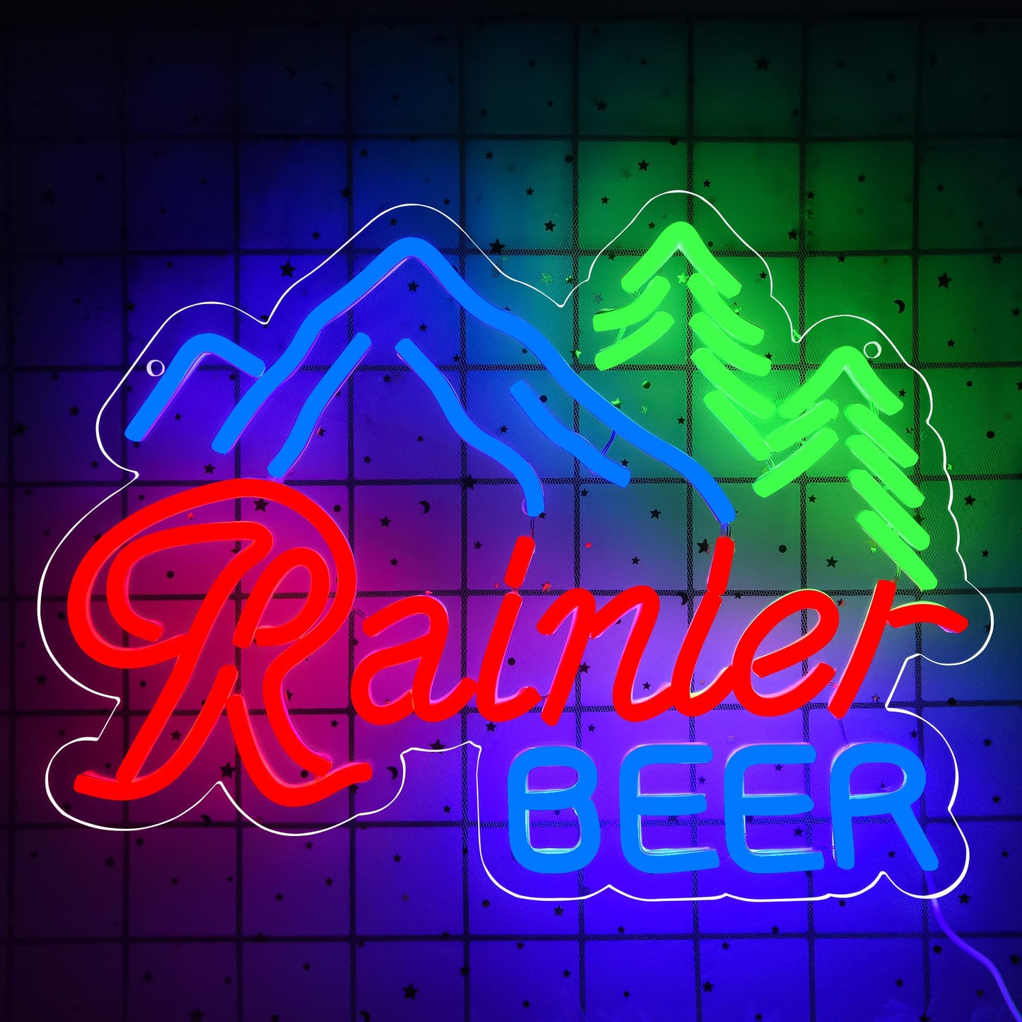 Beer Bar LED Neon Sign, USB Powered, 18x13 inches