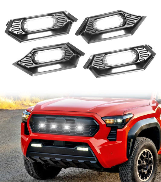 Front Grille Grill lights for 2024 2025 Tacoma,4PCS, White