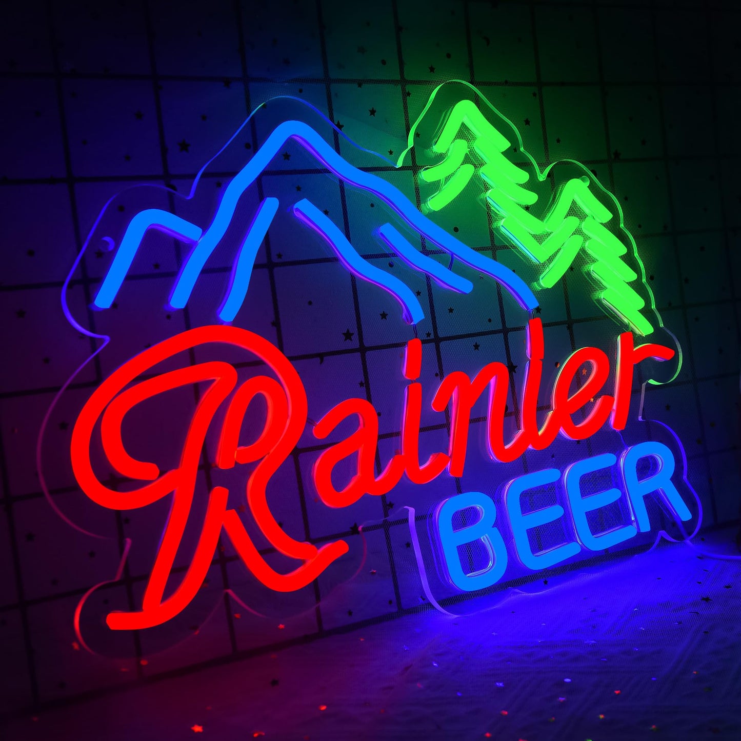 Beer Bar LED Neon Sign, USB Powered, 18x13 inches