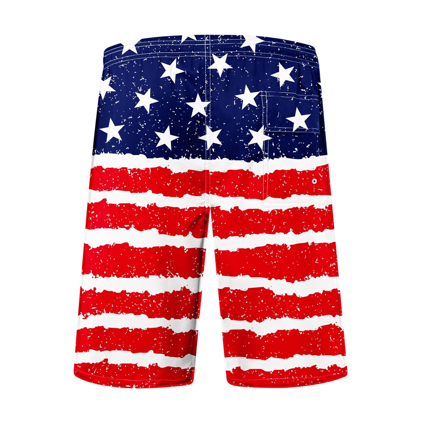 Men’s Quick-Dry, US Flag Swim Trunks, Mesh Lined, Multiple Sizes
