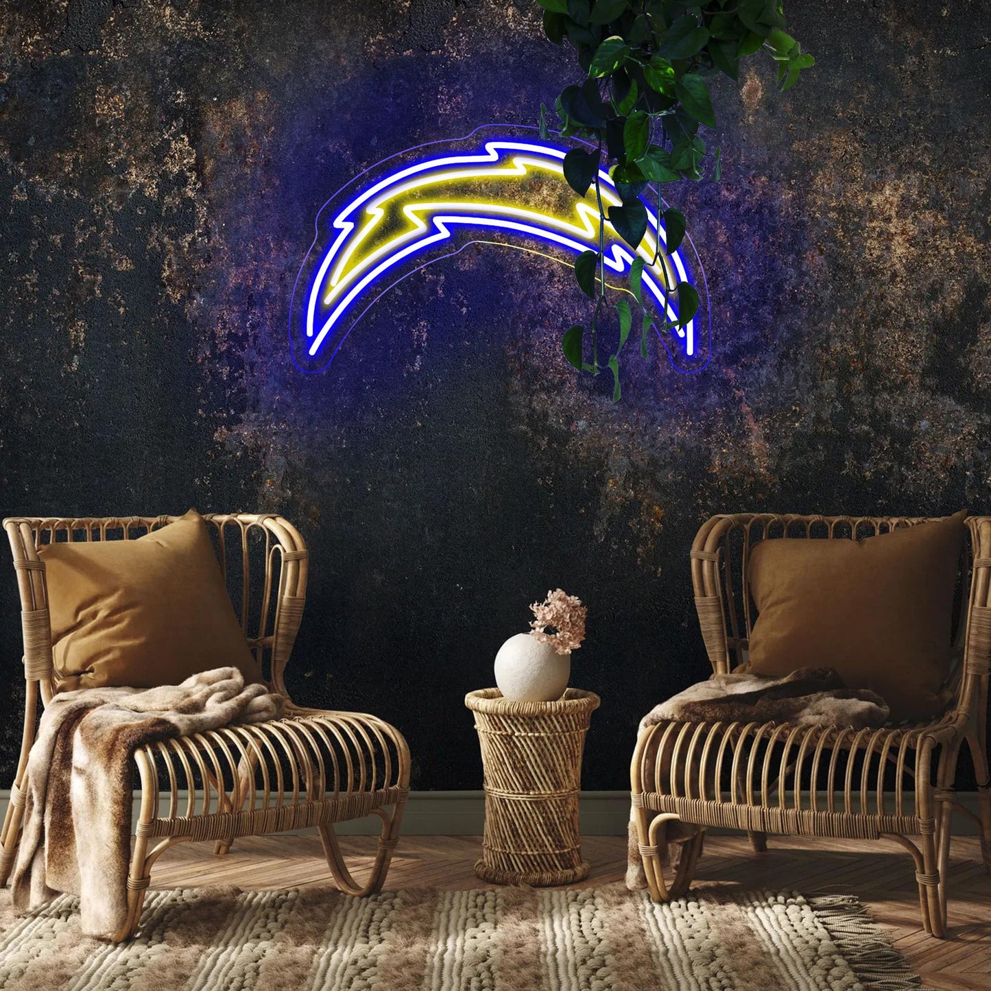 NFL Football LED Neon Sign For Bar, Garage, Mancave (15.6 x 9.4 inch)