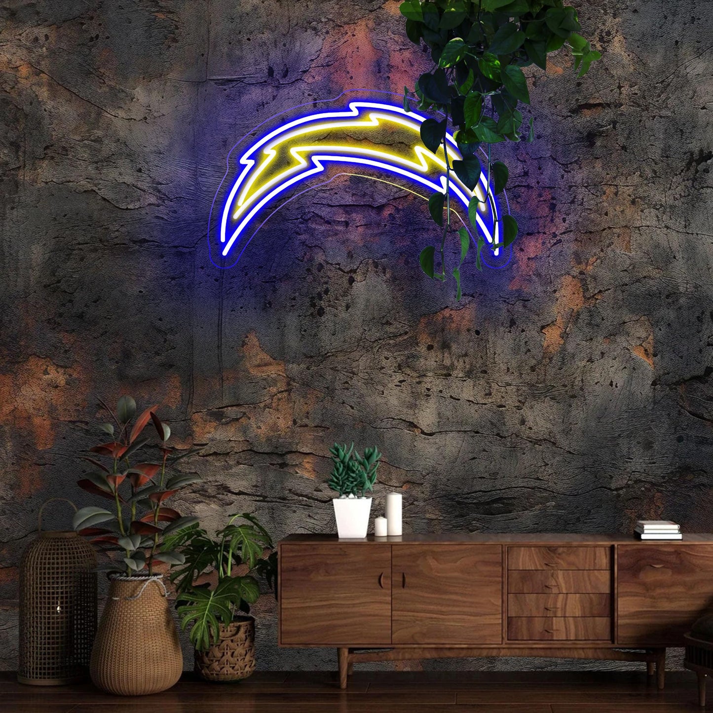 NFL Football LED Neon Sign For Bar, Garage, Mancave (15.6 x 9.4 inch)