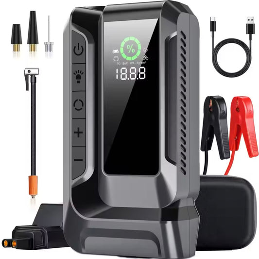 4000A Car Jump Starter / Air Compressor, 150PSI Portable Jump Starter