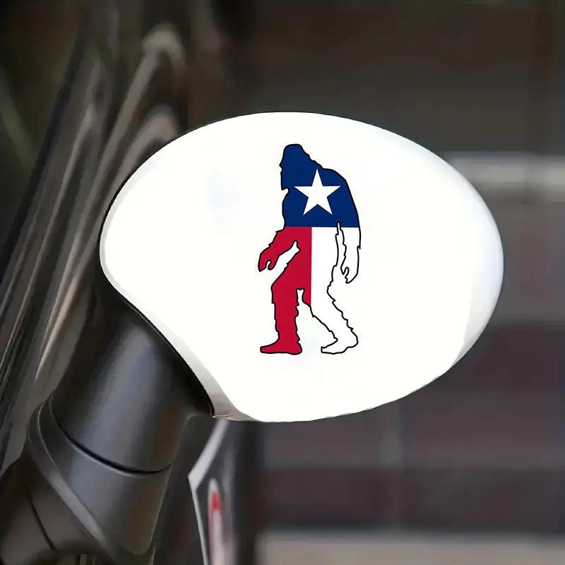 Texas Flag Sasquatch Vinyl Decal Sticker, Texas Flag, Lone Star State