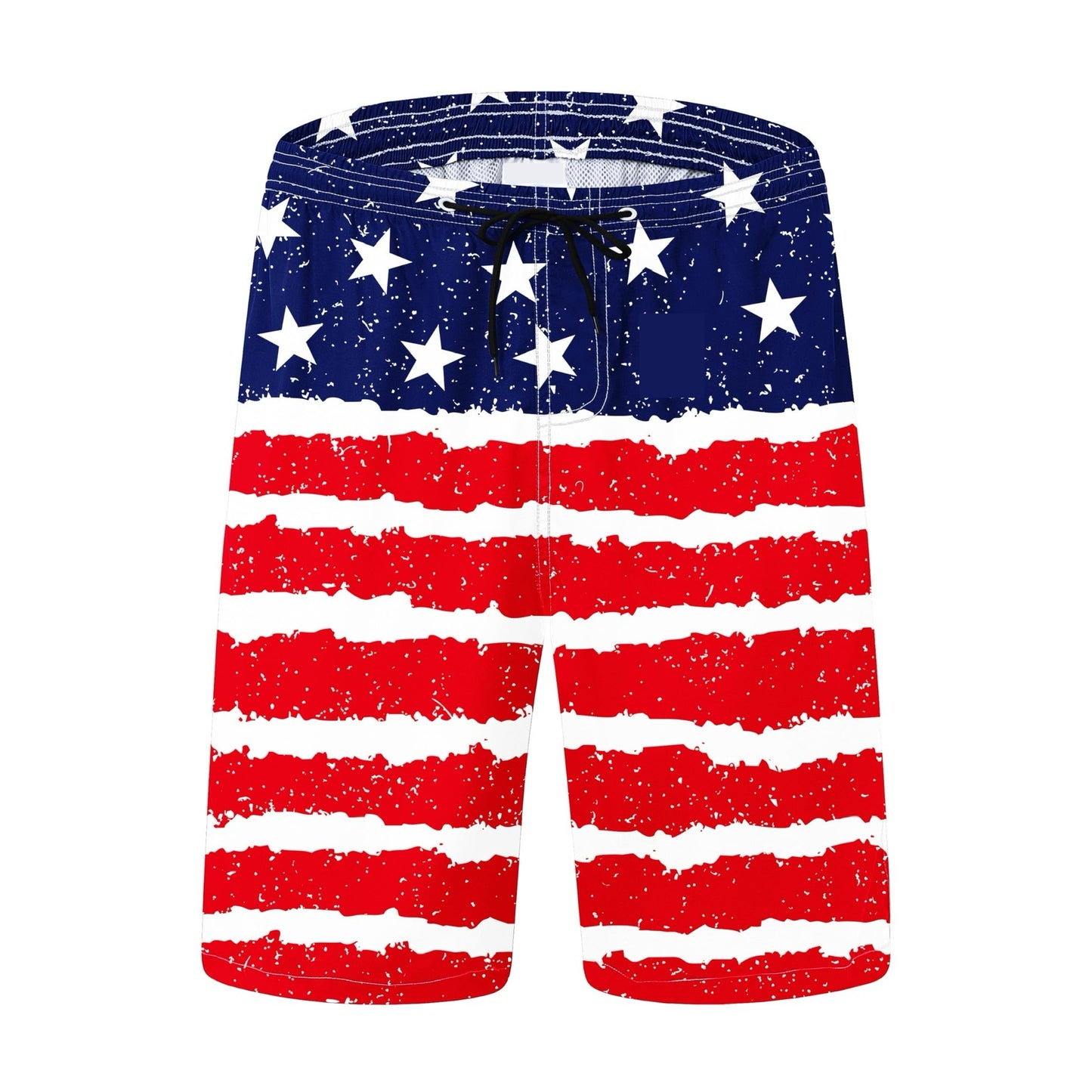 Men’s Quick-Dry, US Flag Swim Trunks, Mesh Lined, Multiple Sizes