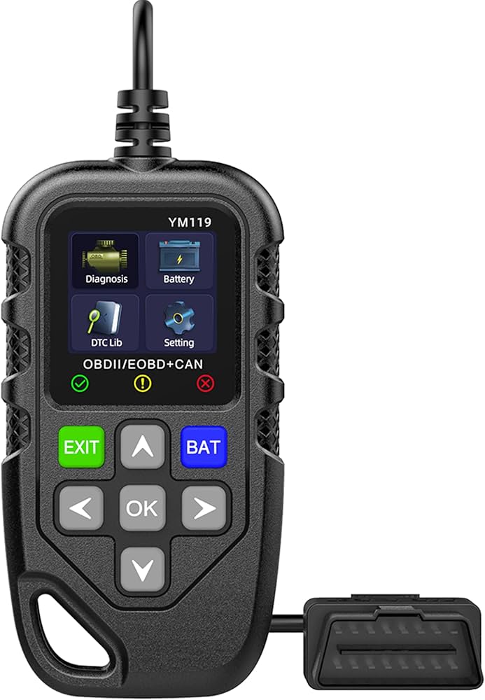 OBDII Scanner, YM119 OBD2 CAN Auto Car Code Reader Diagnostic Scanner Tool