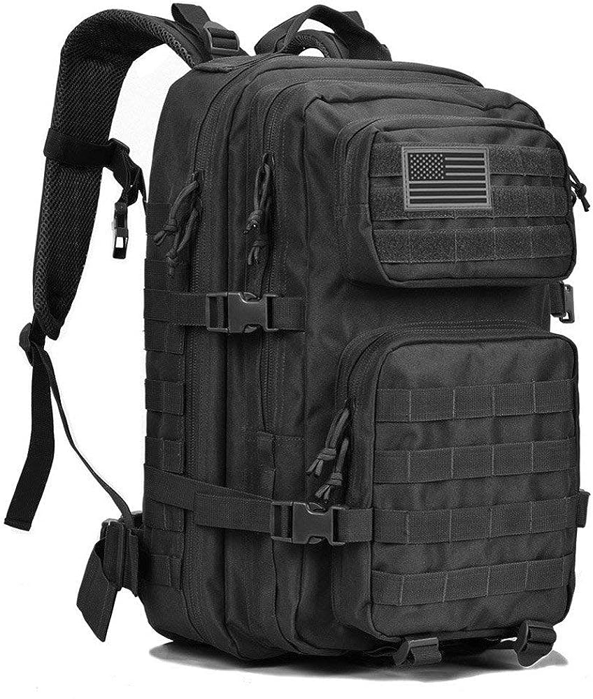 Outdoor Molle Backpack, 42L Large Pack 3 Day Pack Molle Bag Rucksack for Outdoor Hiking Camping Hunting