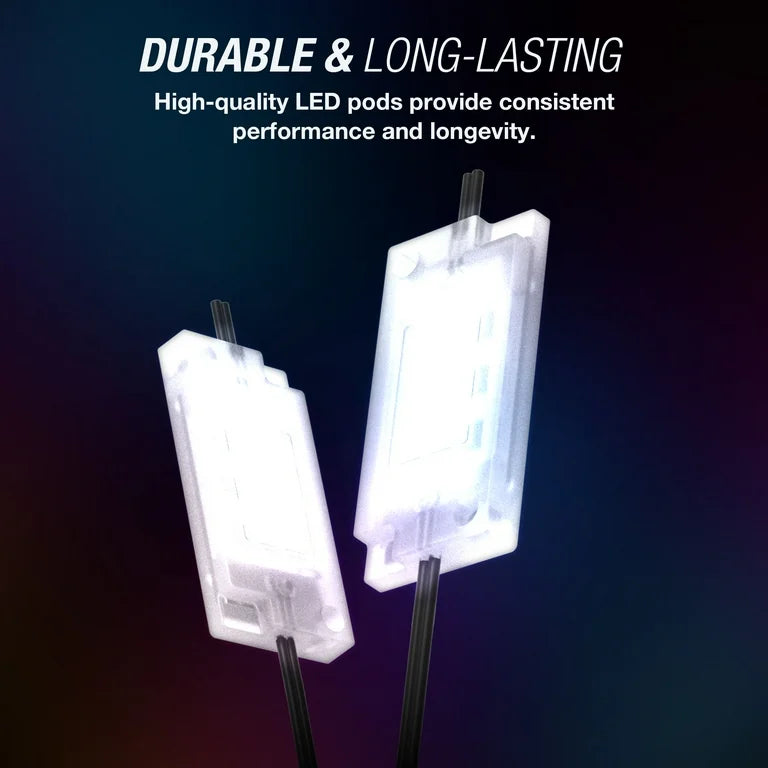 Truck Bed LED Lighting Kit - Bright White, IP65, 3M Adhesive, 8 Lights, Universal