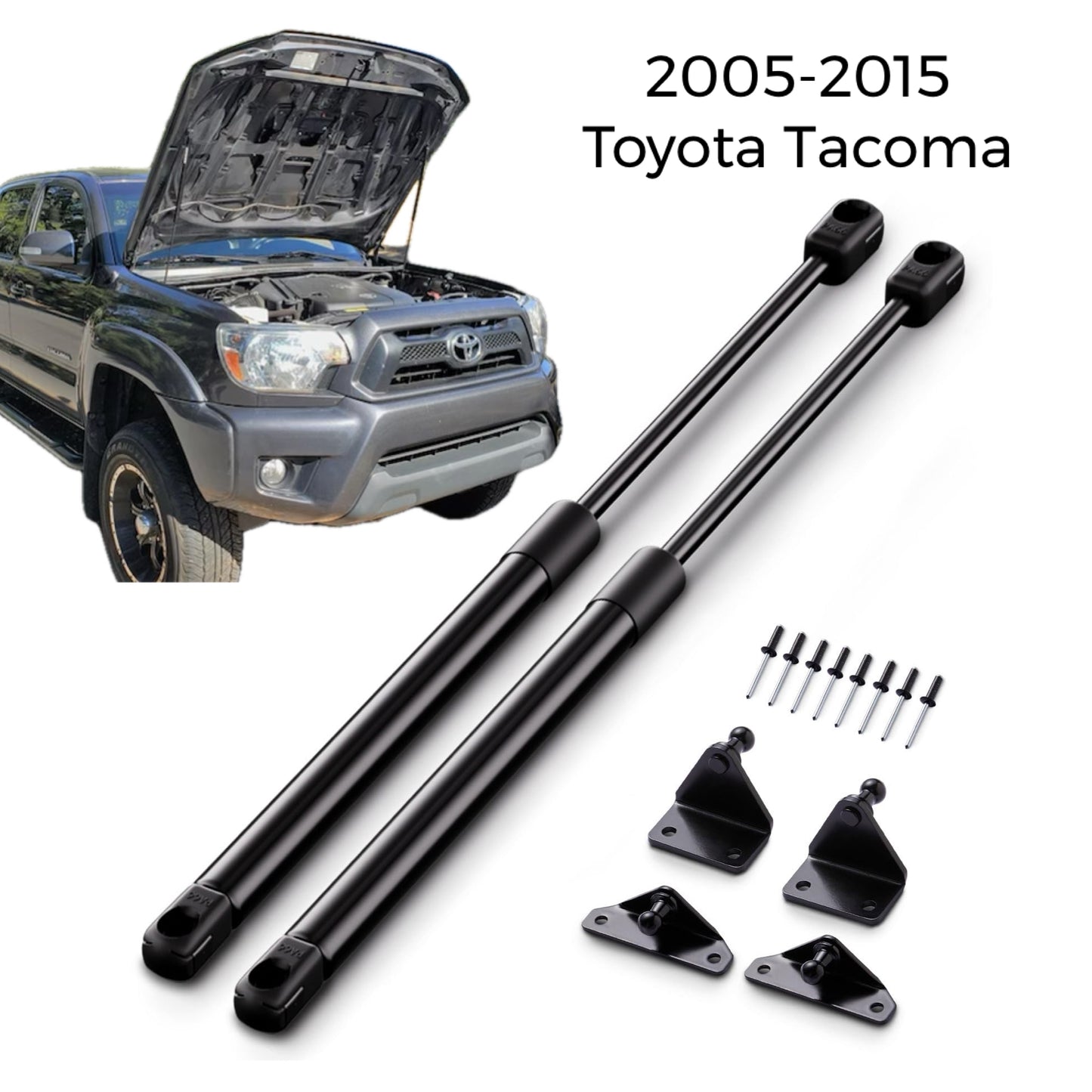 Hood Struts for Toyota Tacoma 2005-2023, Lift Support Fits Toyota Tacoma Engine Hood, 2 Pcs