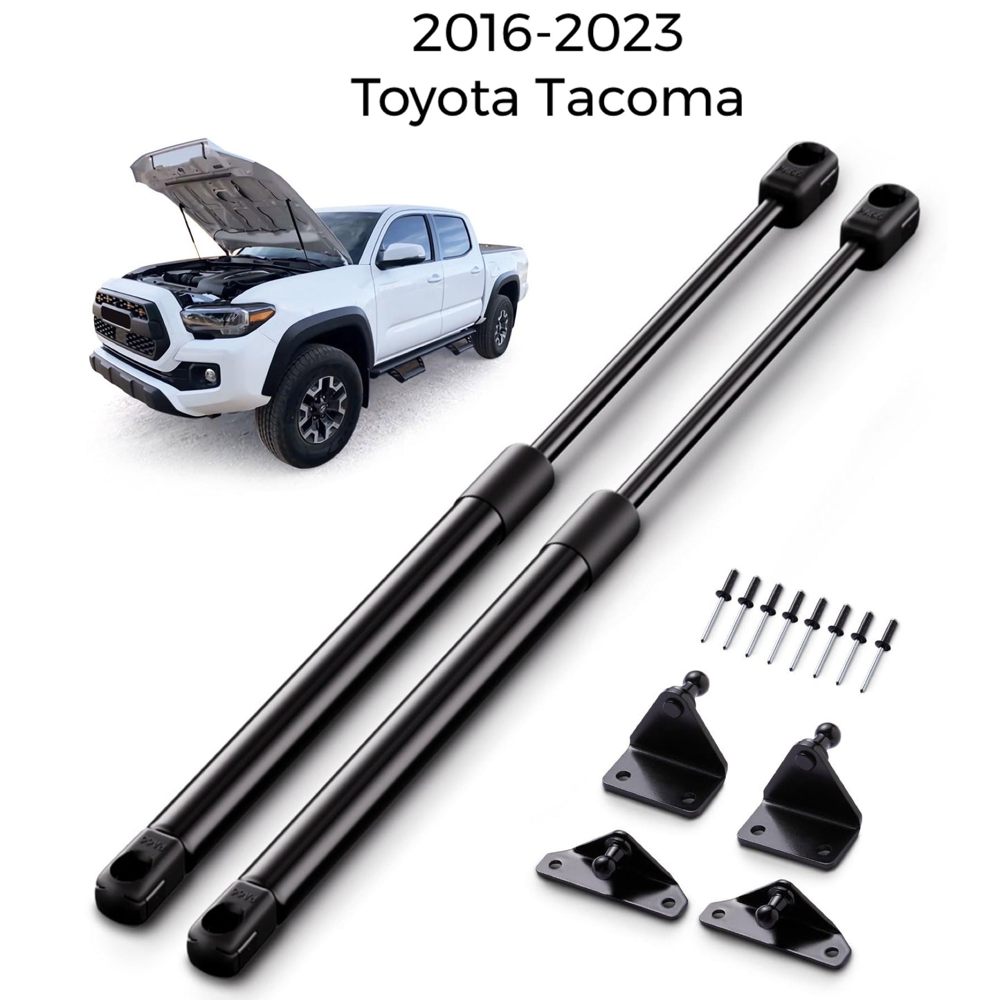 Hood Struts for Toyota Tacoma 2005-2023, Lift Support Fits Toyota Tacoma Engine Hood, 2 Pcs